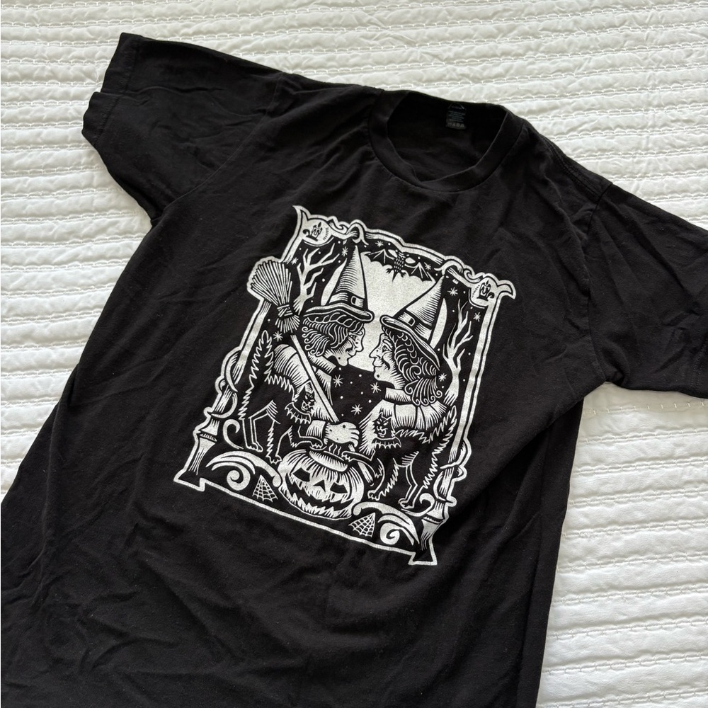 Witch Halloween Graphic T-Shirt